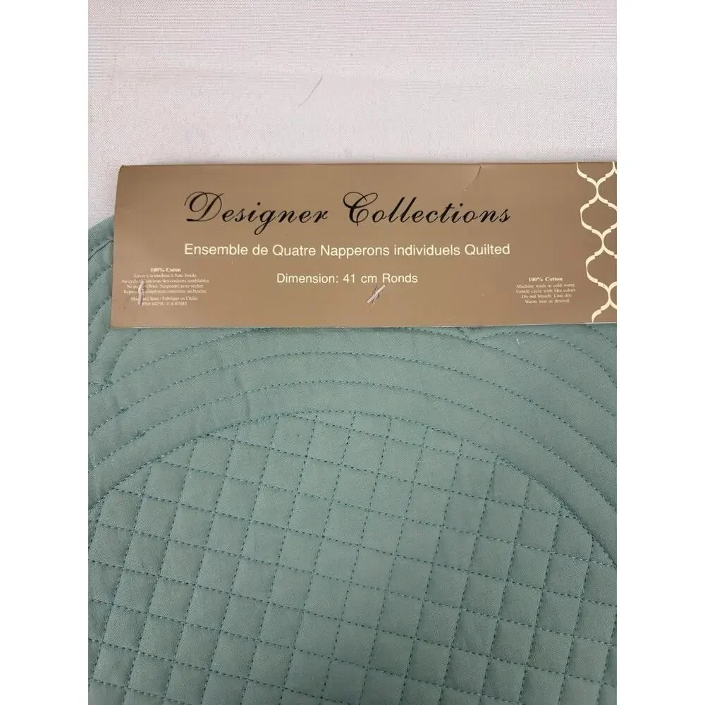 Set of 4 Quilted Placemats